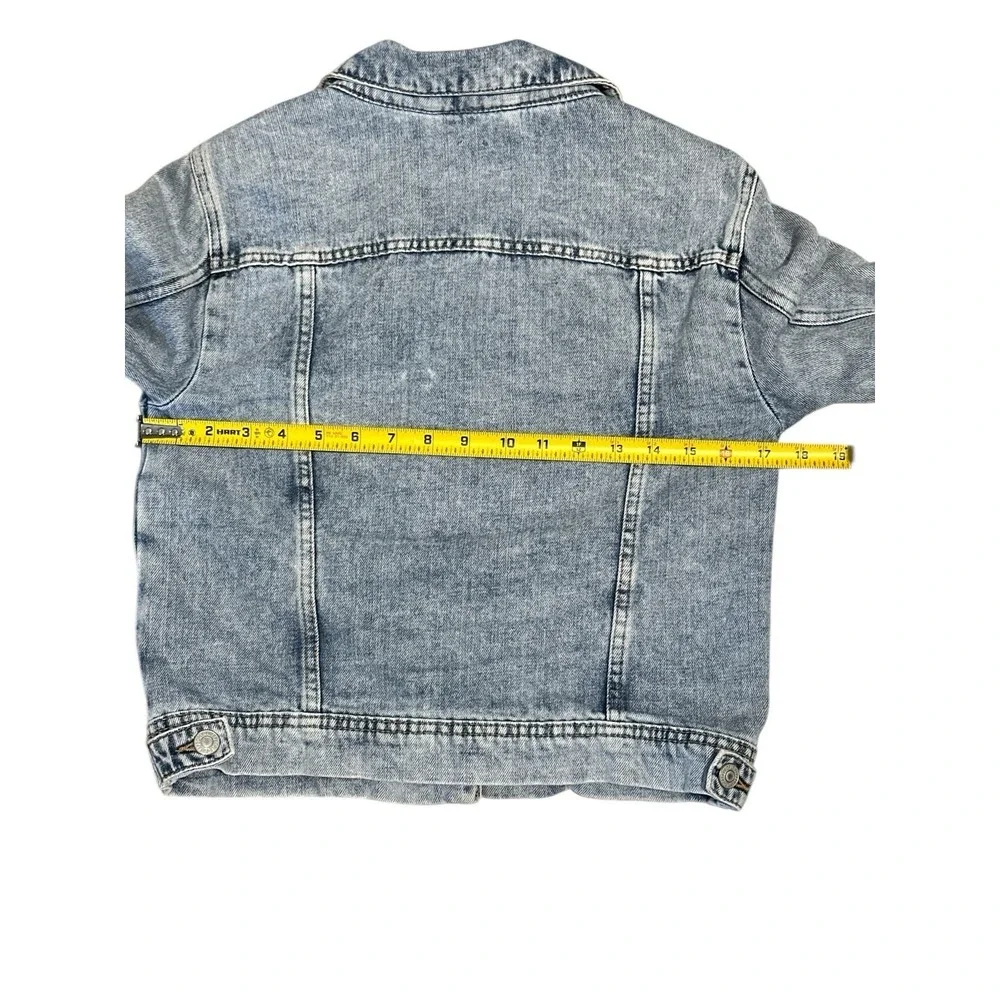Free People We The Free‎ Rumors Acid Wash Cropped Denim Jacket Women's Size S